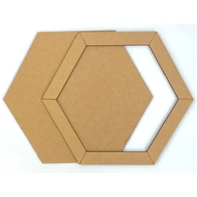 12" Hexagon Frame Board