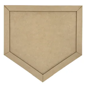 12" Home Plate Frame Board