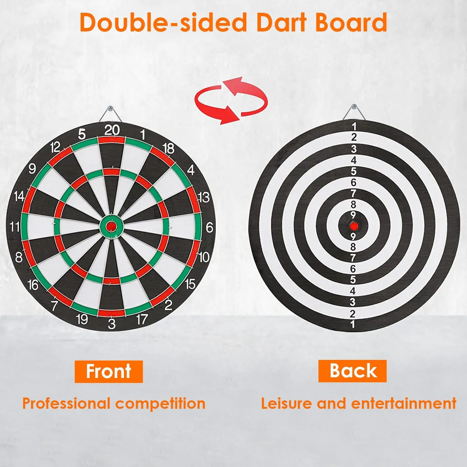 16-Inch Dart Board Game Set