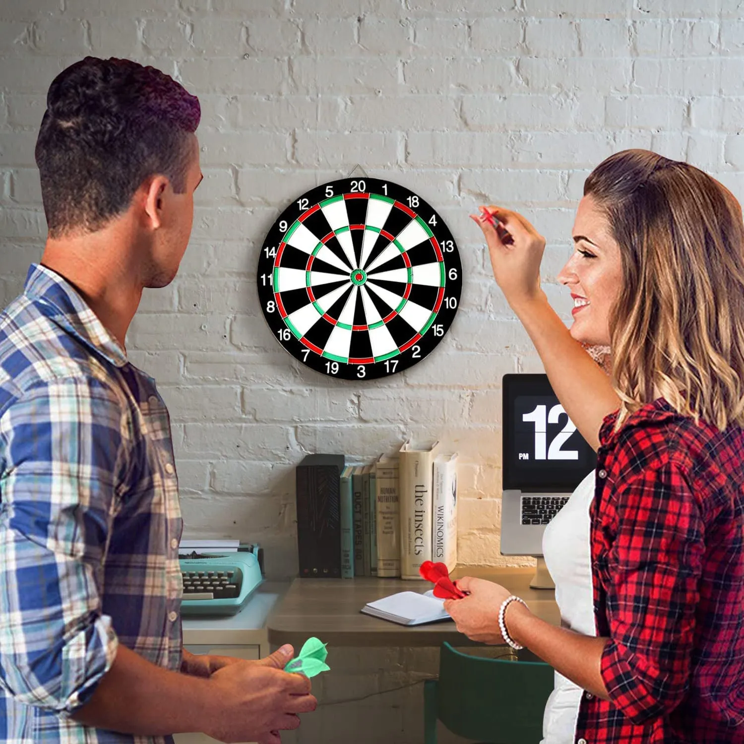 16-Inch Dart Board Game Set