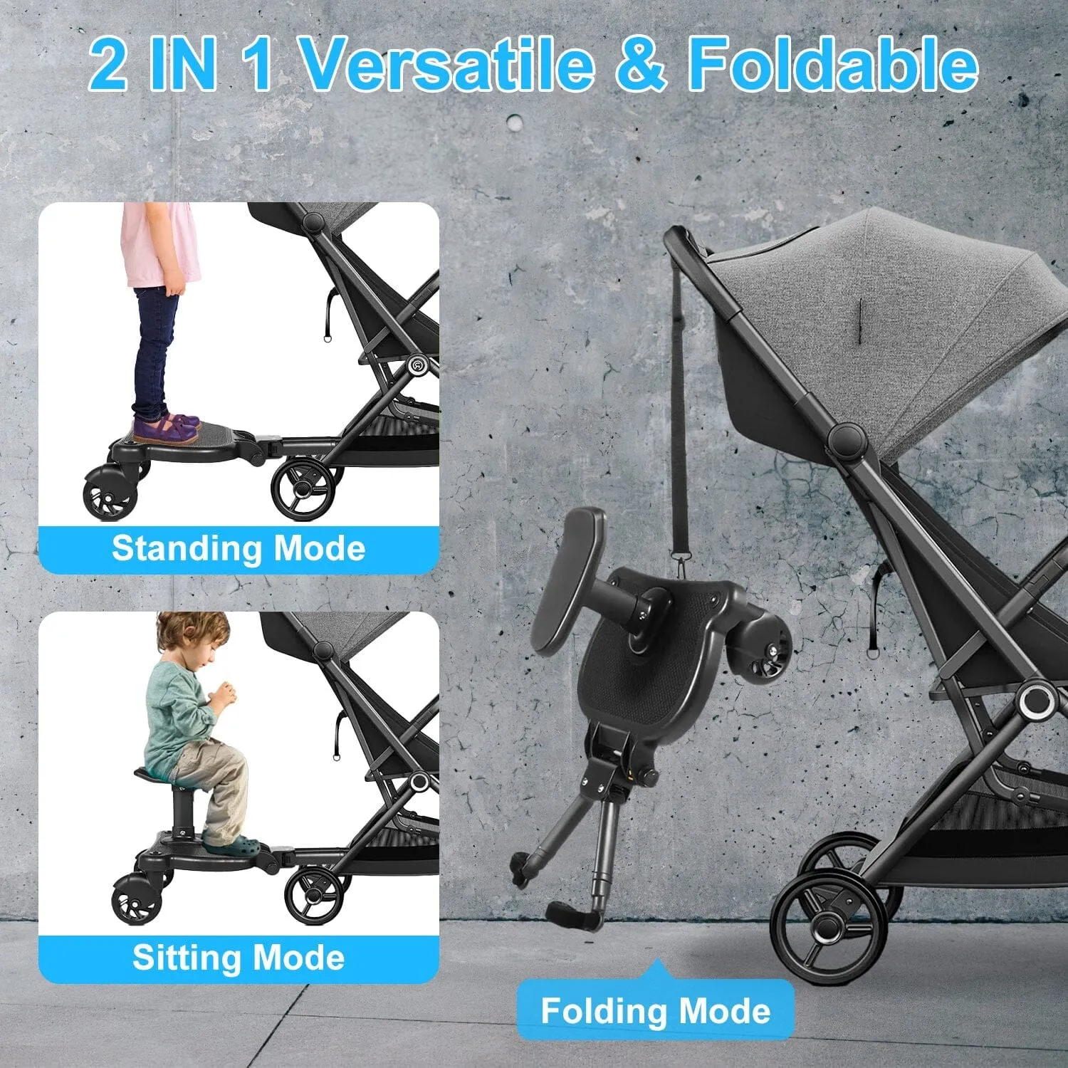 2-in-1 Universal Stroller Board