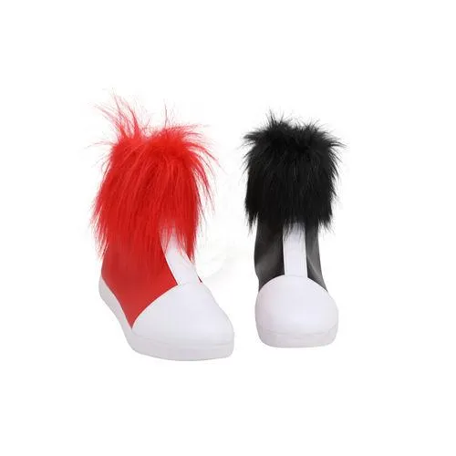 2019 Anime Harley Quinn Boots Costume Props Halloween Carnival Party Shoes Cosplay Shoes