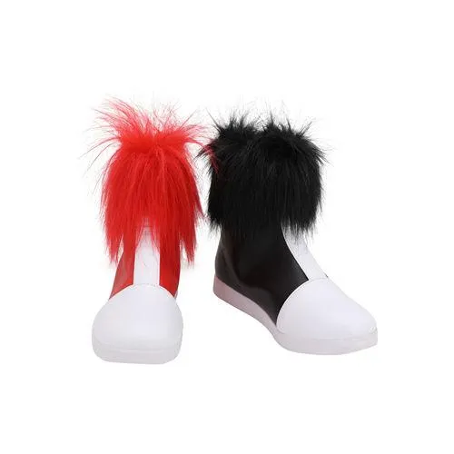 2019 Anime Harley Quinn Boots Costume Props Halloween Carnival Party Shoes Cosplay Shoes