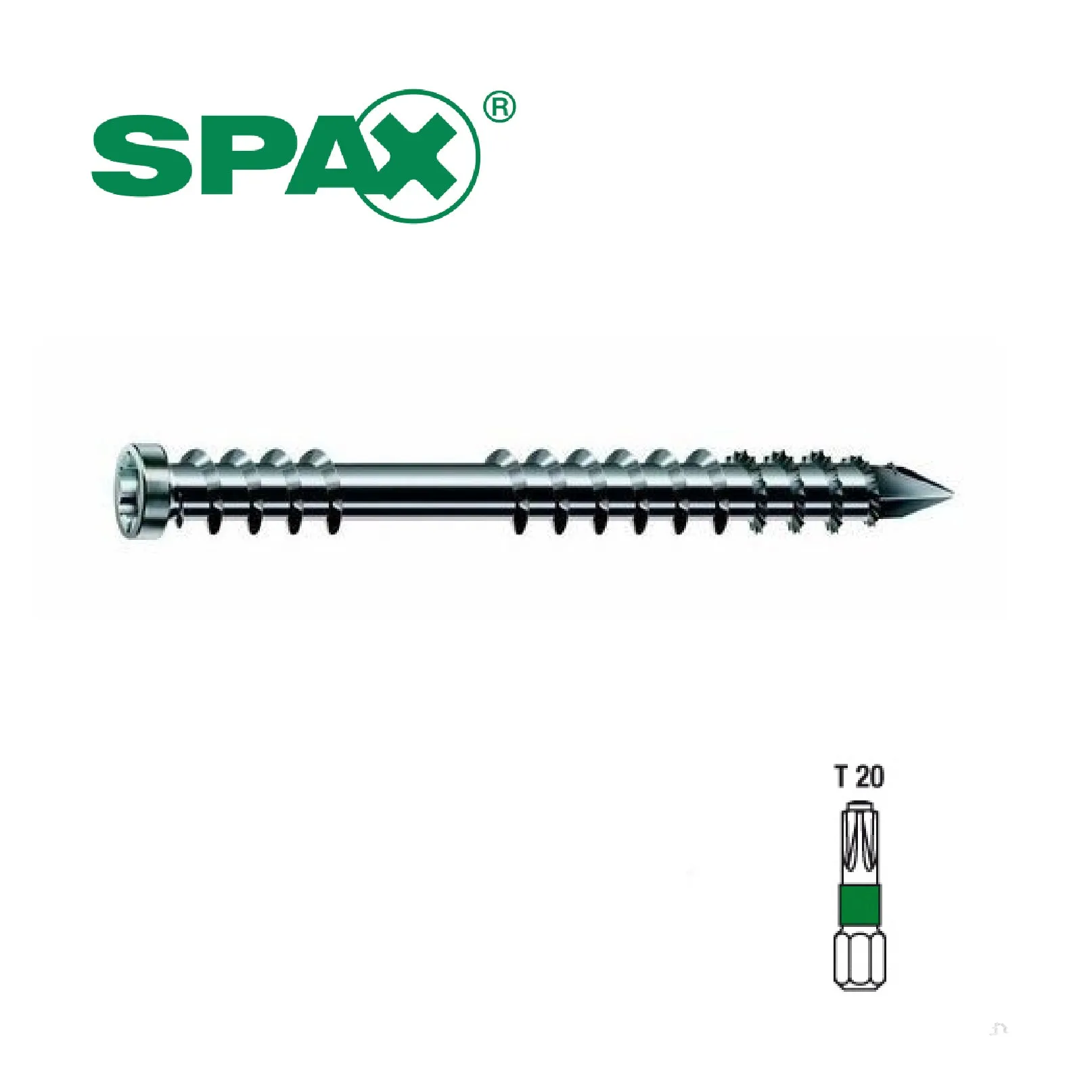 250 x Spax T-Star Plus Decking Screws  Size: 4.5 x 60mm