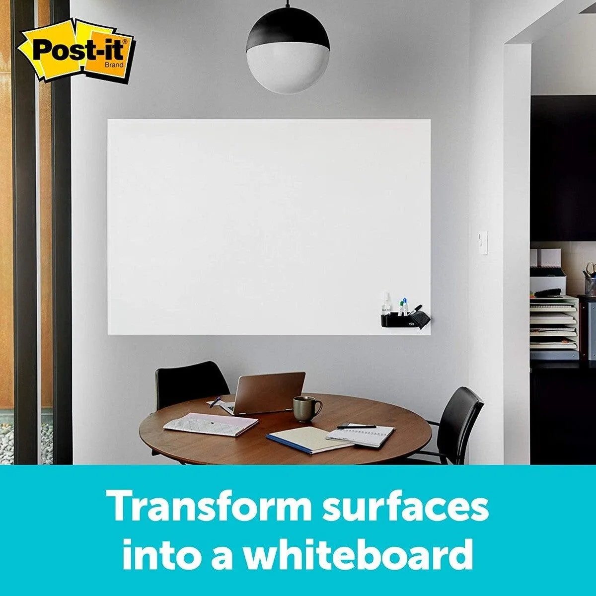 3M Post-It Dry Erase Surface Magic Chart 120x180cm