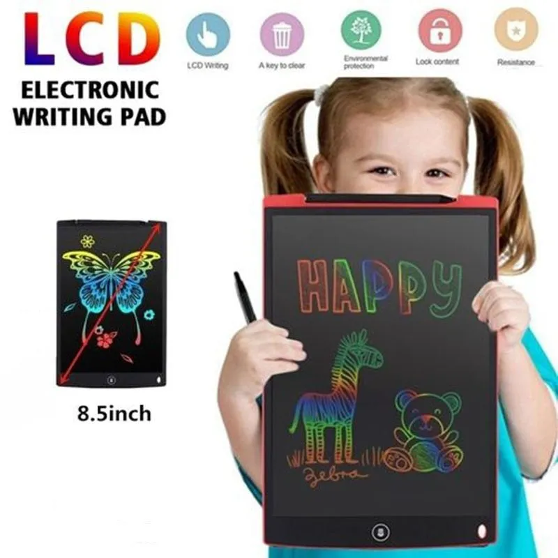 8.5Inch Electronic Drawing Board LCD Screen Writing Tablet Digital Graphic Drawing Tablets Electronic Handwriting Pad Board Pen