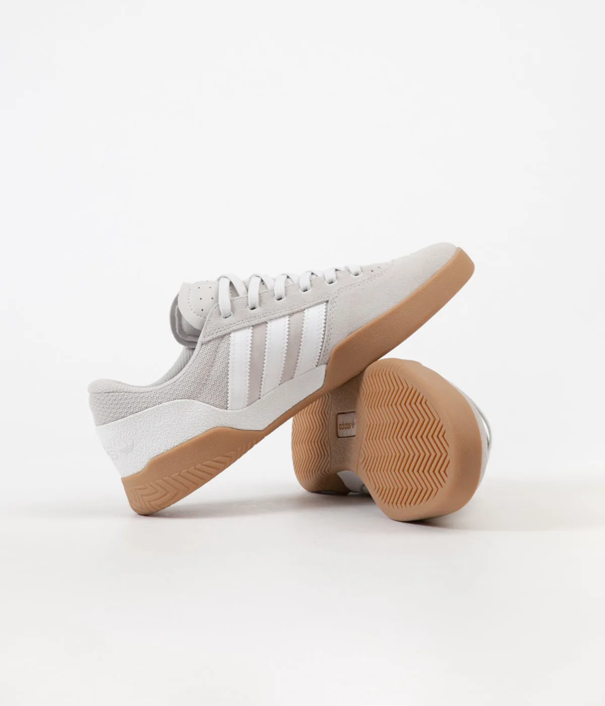 Adidas City Cup Shoes - Crystal White / Chalk Pearl / Gum4