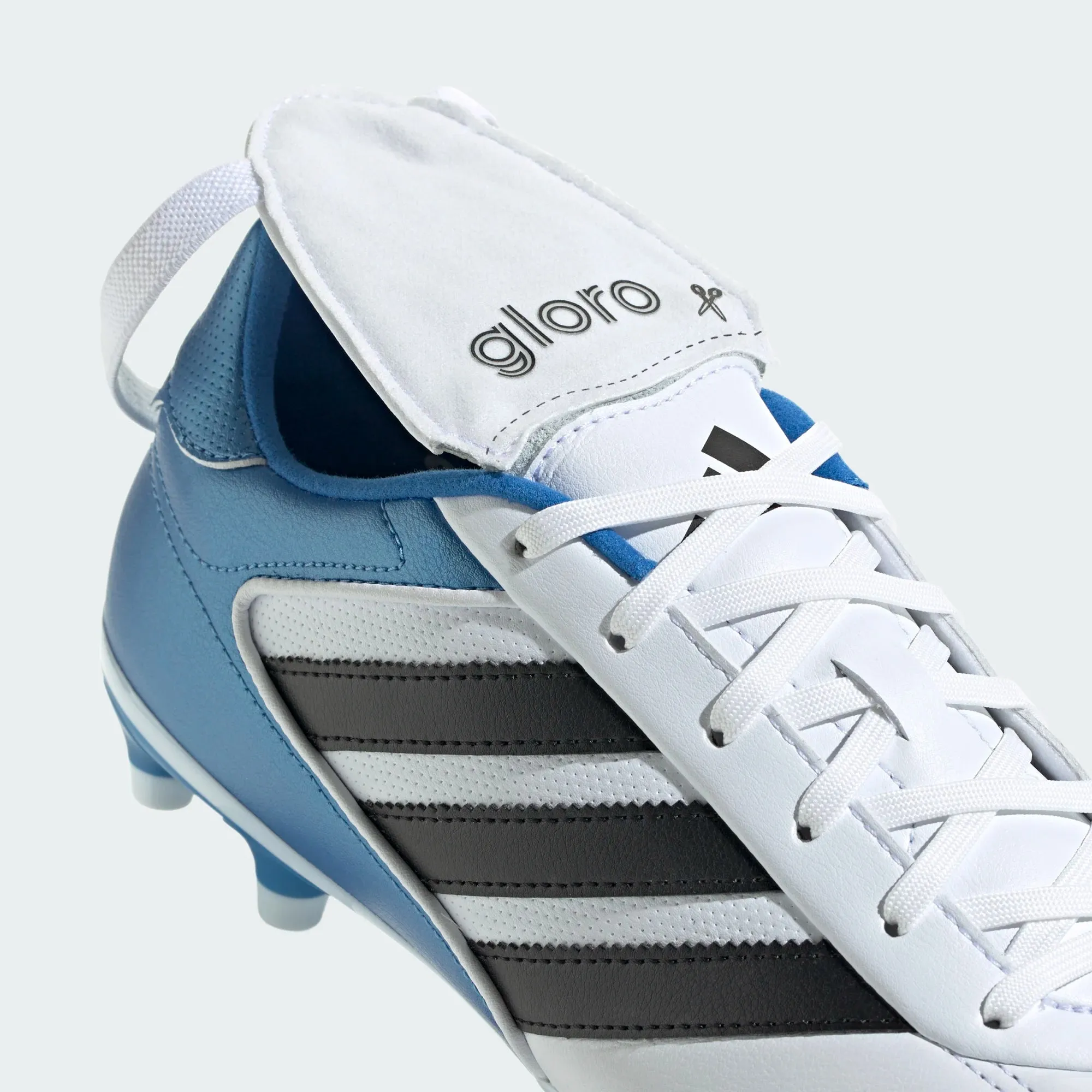 adidas COPA Gloro II FG Boots- White/Black/Royal