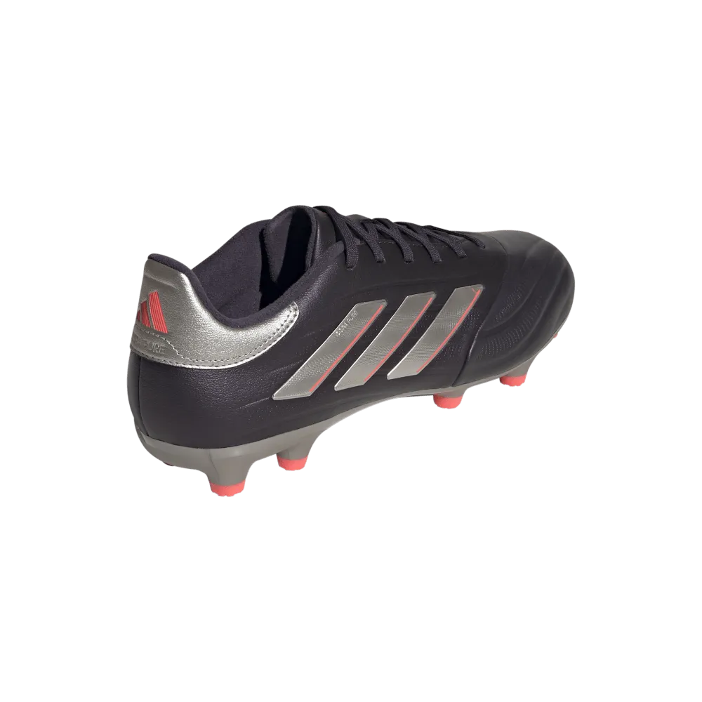 Adidas Copa Pure 2 League FG Football Boots (Aurora Black/Platinum Metallic/Turbo)