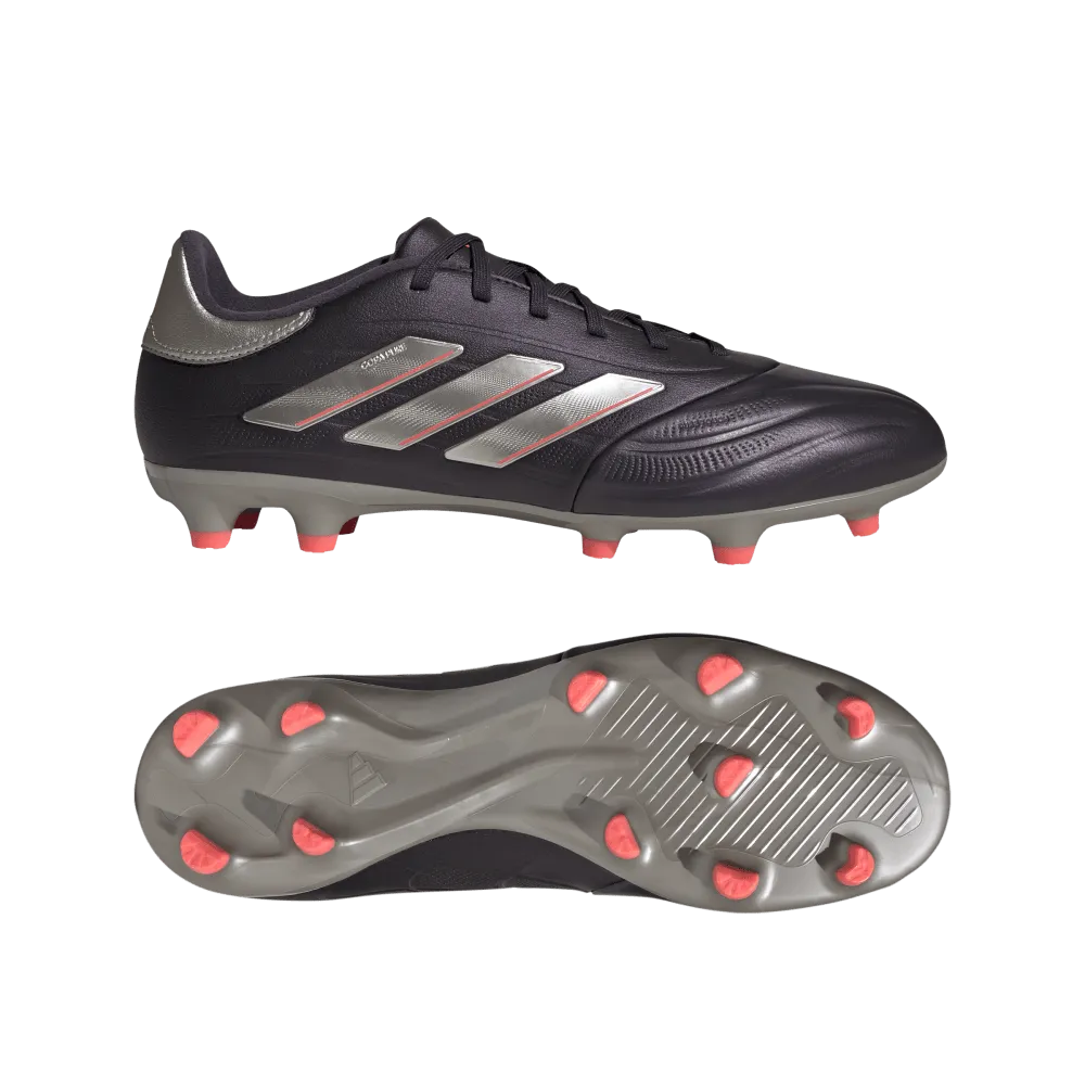 Adidas Copa Pure 2 League FG Football Boots (Aurora Black/Platinum Metallic/Turbo)