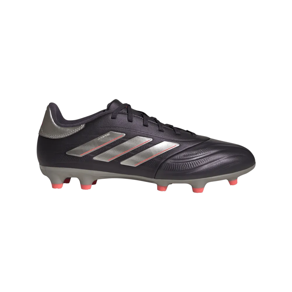 Adidas Copa Pure 2 League FG Football Boots (Aurora Black/Platinum Metallic/Turbo)