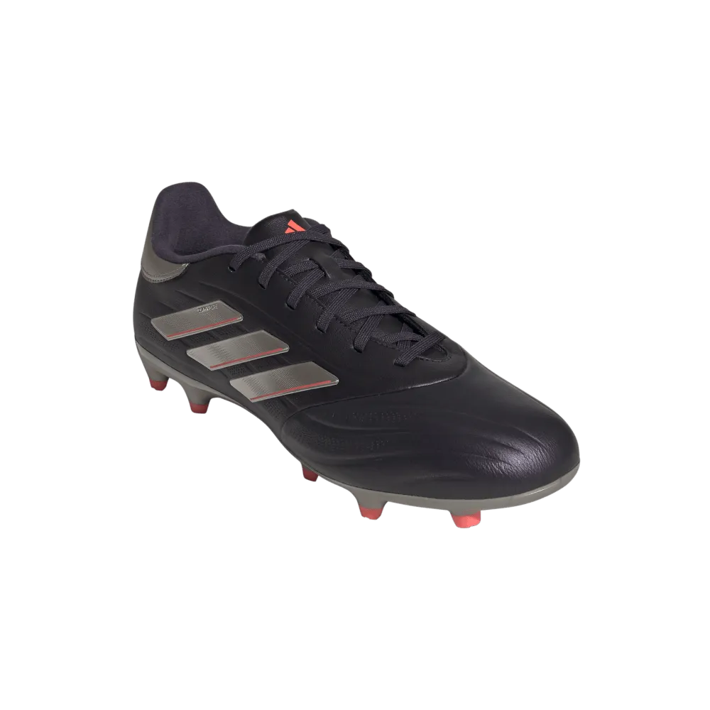 Adidas Copa Pure 2 League FG Football Boots (Aurora Black/Platinum Metallic/Turbo)