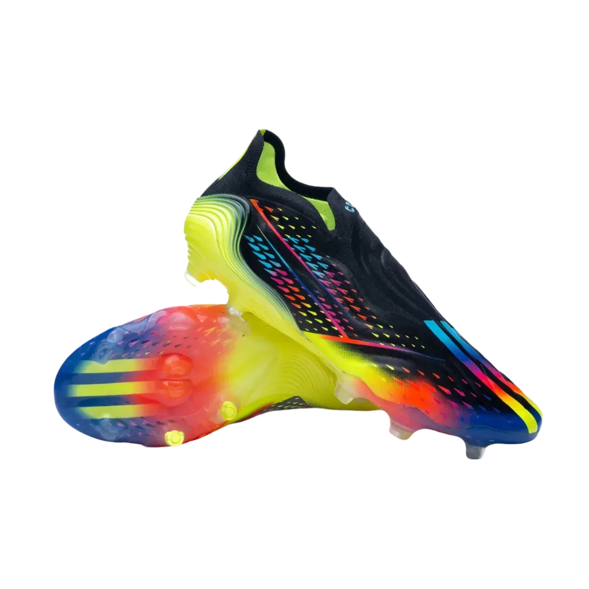 Adidas Copa Sense  FG Black Yellow - Goatkits Boots