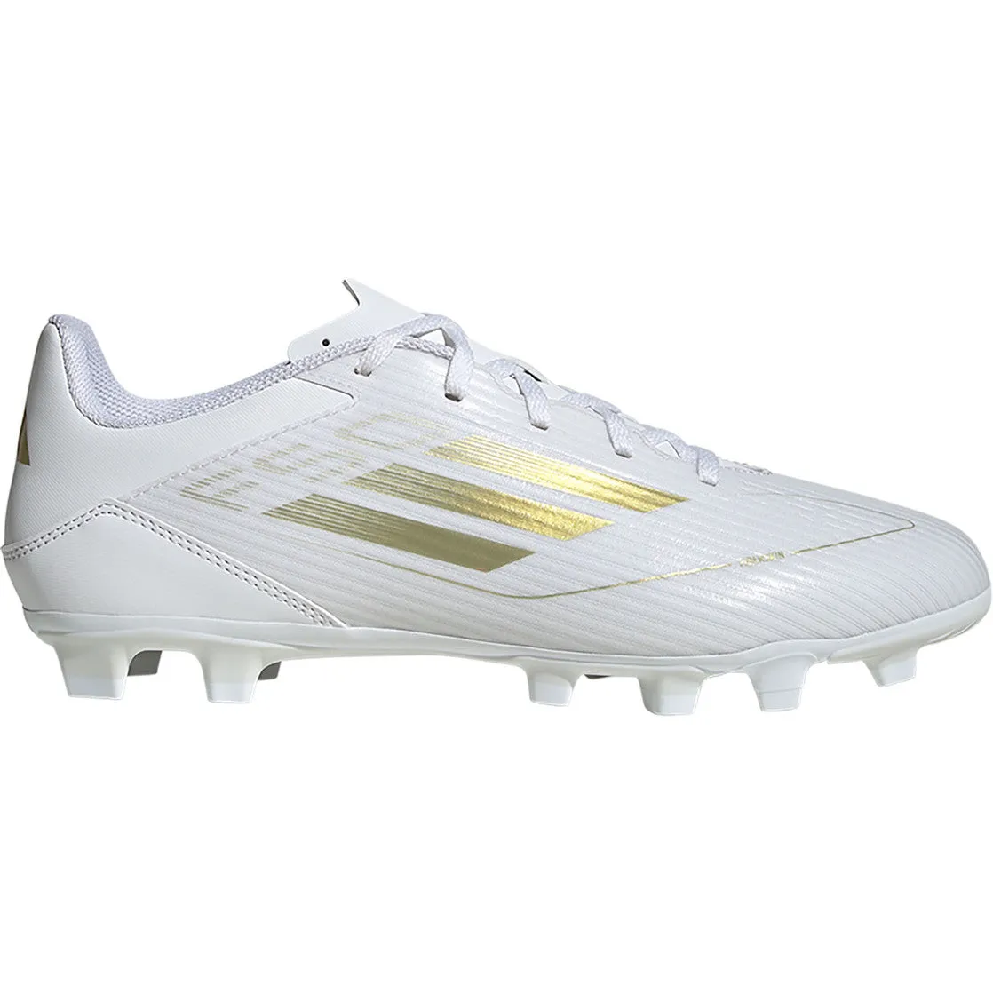 ADIDAS F50 CLUB FXG - WHITE/GOLD