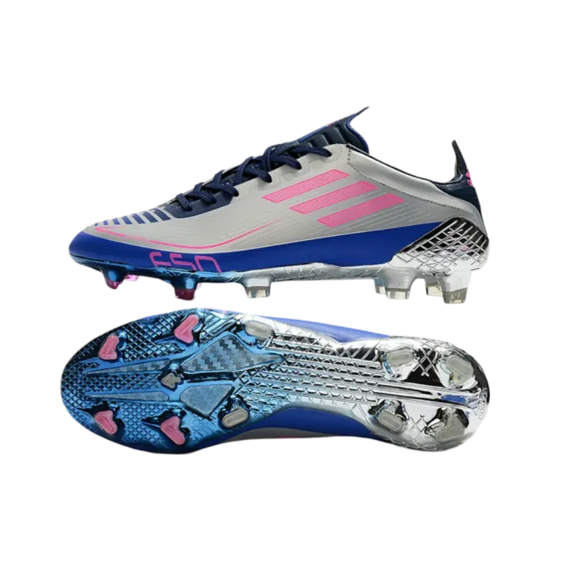 Adidas F50 Ghosted Adizero HT FG Grey Blue - Goatkits Boots