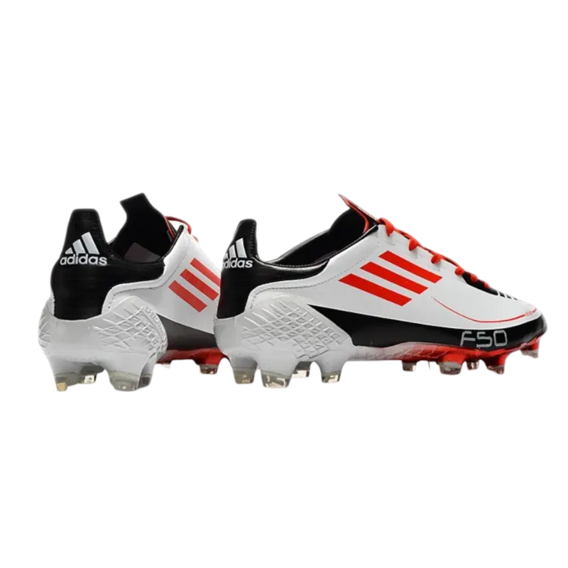 Adidas F50 Ghosted Adizero HT FG White Red - Goatkits Boots