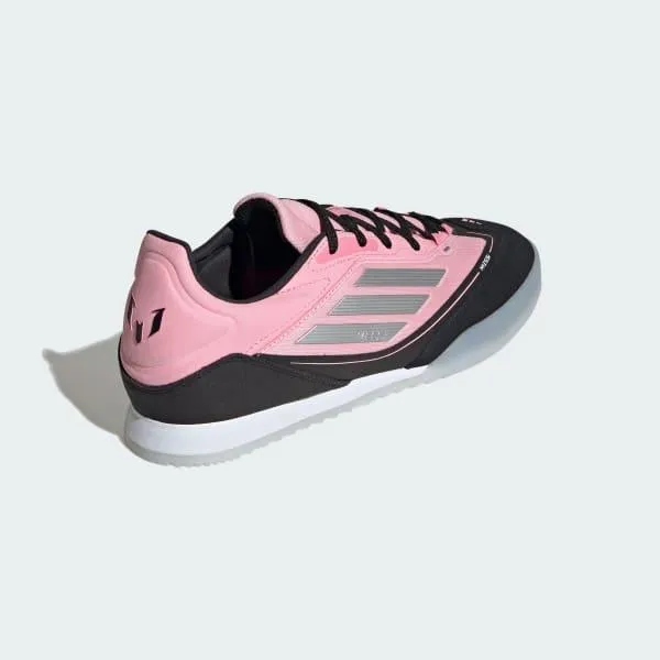 Adidas Men's F50 Messi Freestyle Soccer Shoes - Light Pink / Silver Metallic / Core Black