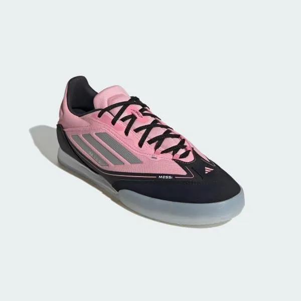 Adidas Men's F50 Messi Freestyle Soccer Shoes - Light Pink / Silver Metallic / Core Black