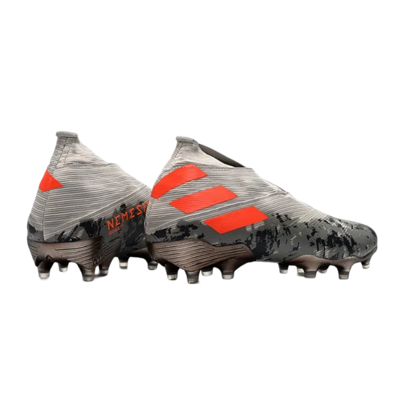 Adidas Nemeziz 19  FG Grey Orange White - Goatkits Boots