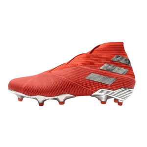 Adidas Nemeziz 19  FG Red Silver - Goatkits Boots