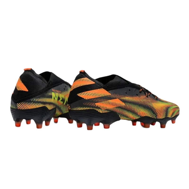 Adidas Nemeziz 19.1 FG Black Green Orange - Goatkits Boots