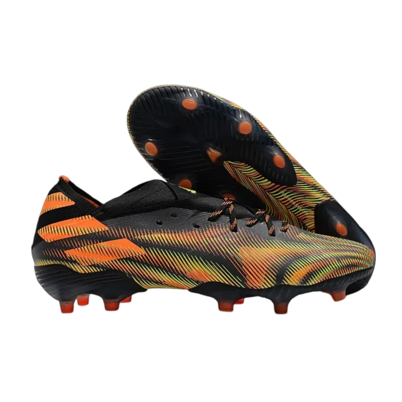 Adidas Nemeziz 19.1 FG Black Green Orange - Goatkits Boots