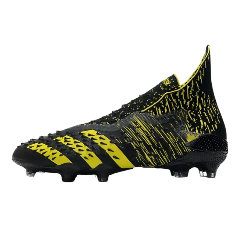 Adidas Predator Freak  FG Black Yellow - Goatkits Boots