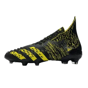 Adidas Predator Freak  FG Black Yellow - Goatkits Boots