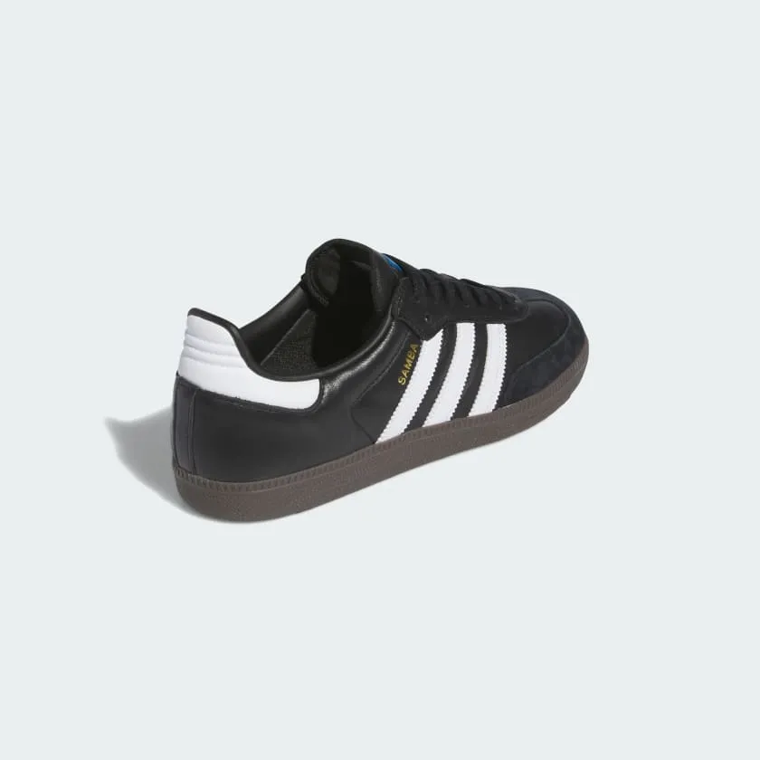 Adidas "Samba ADV" Men's Shoes - Core Black / Cloud White / Gum