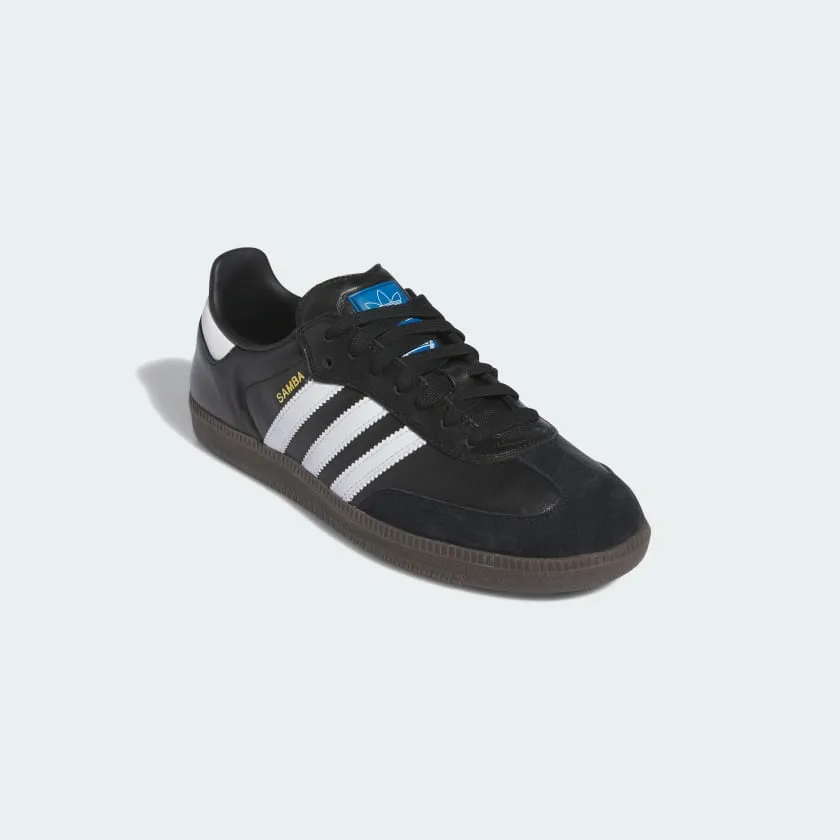 Adidas "Samba ADV" Men's Shoes - Core Black / Cloud White / Gum