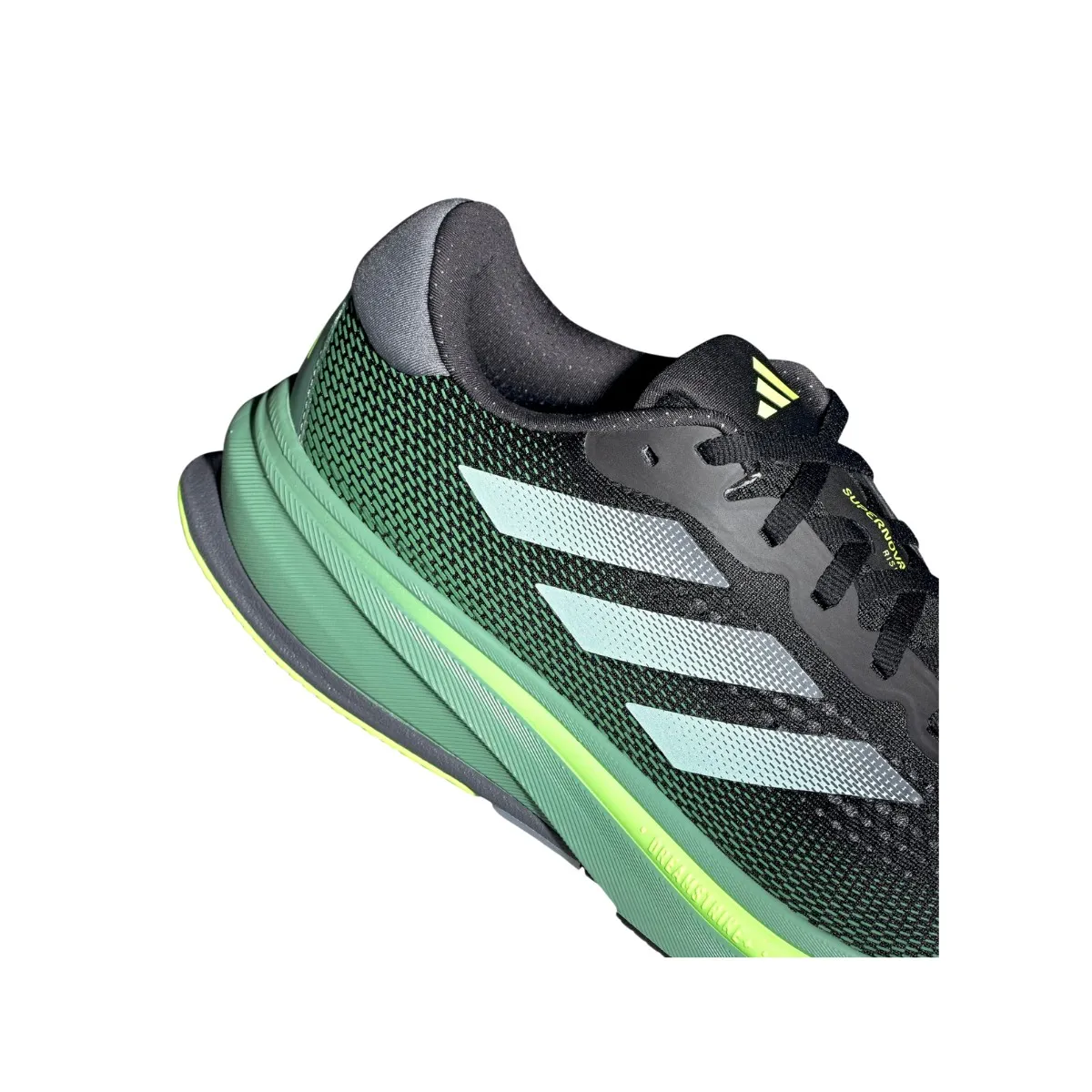 Adidas Supernova Rise Shoes Black Green AW24