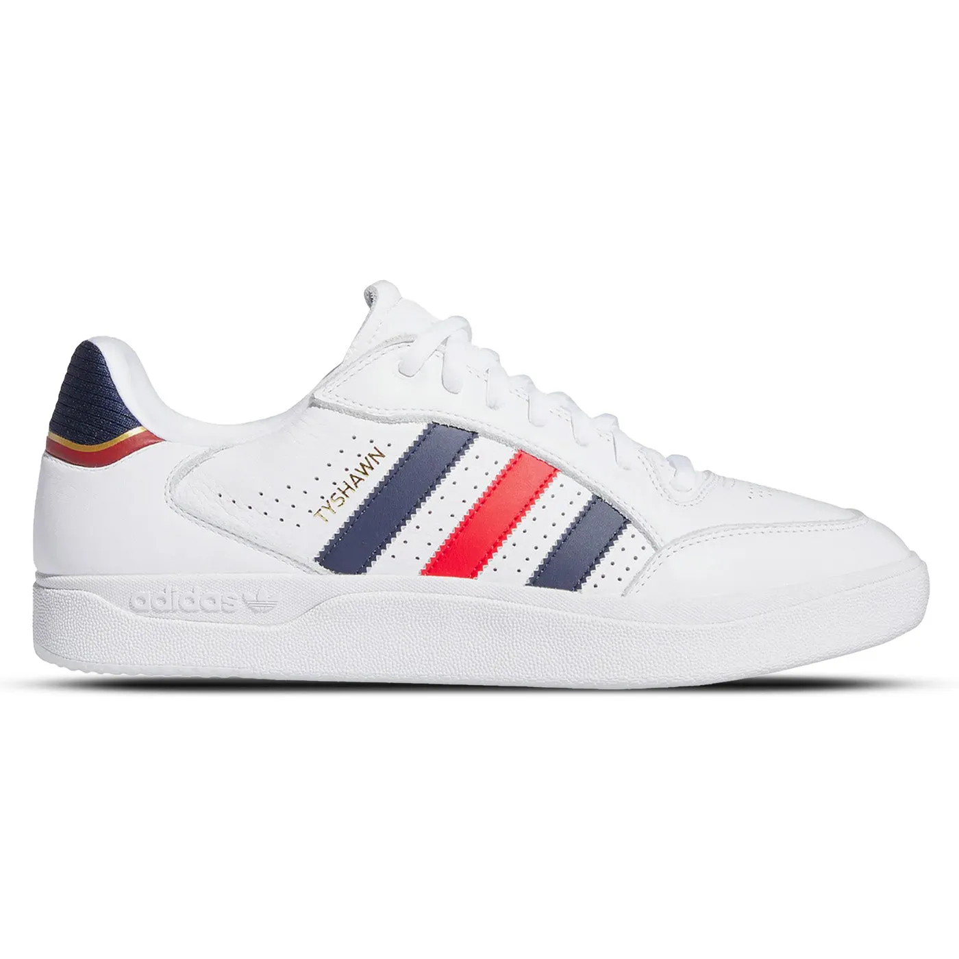 adidas Tyshawn Low White/Scarlet/Navy