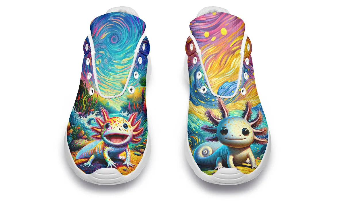 Adorable Axolotls Sneakers