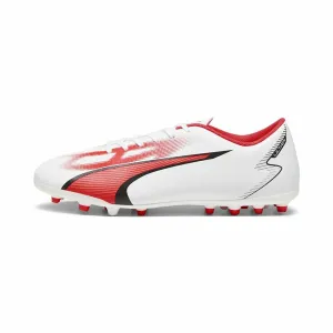 Adult's Football Boots Puma Ultra Play MG White Red