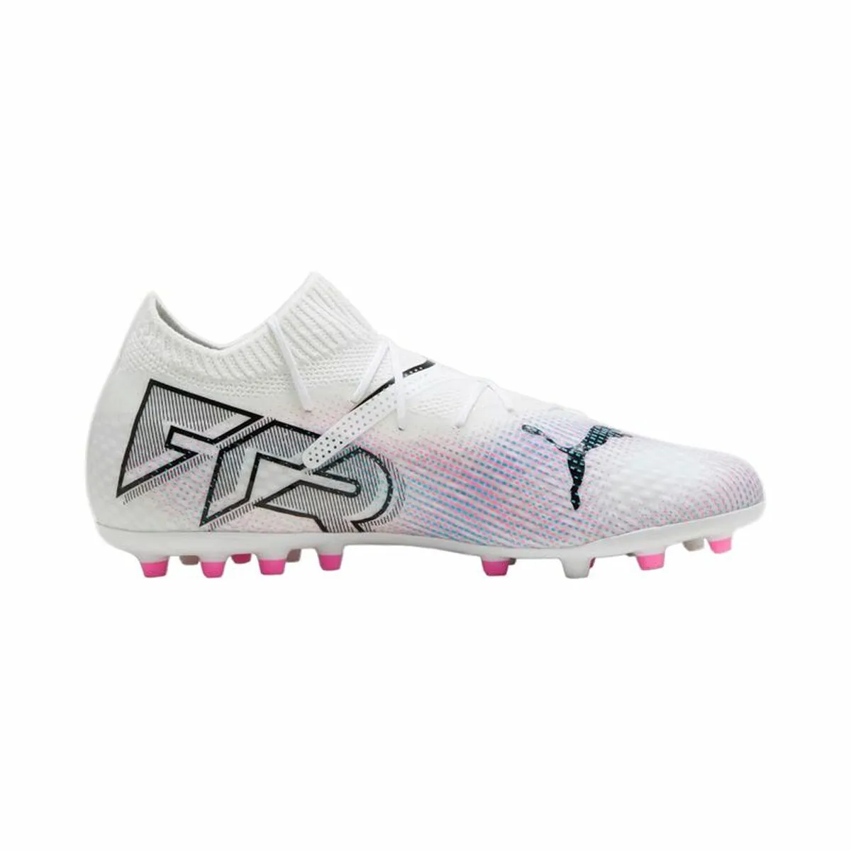 Adult's Multi-stud Football Boots Puma Future 7 Pro MG White Black