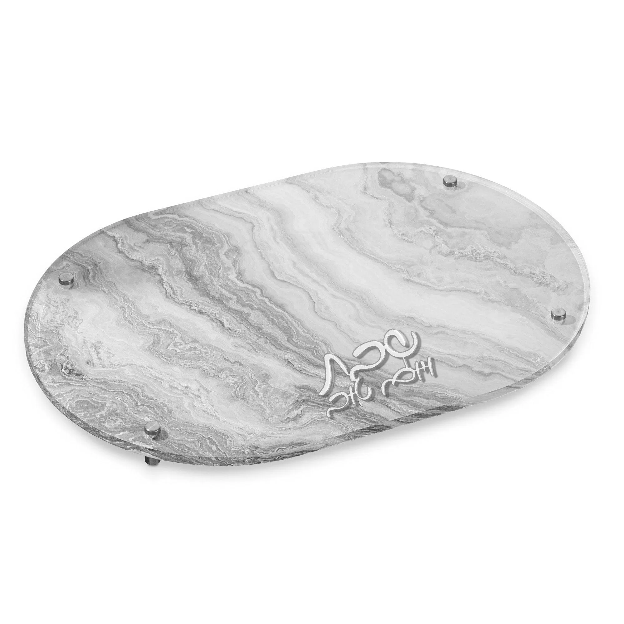 AGATE CHALLAH BOARD SMALL / HADLOKAS NEIROS TRAY