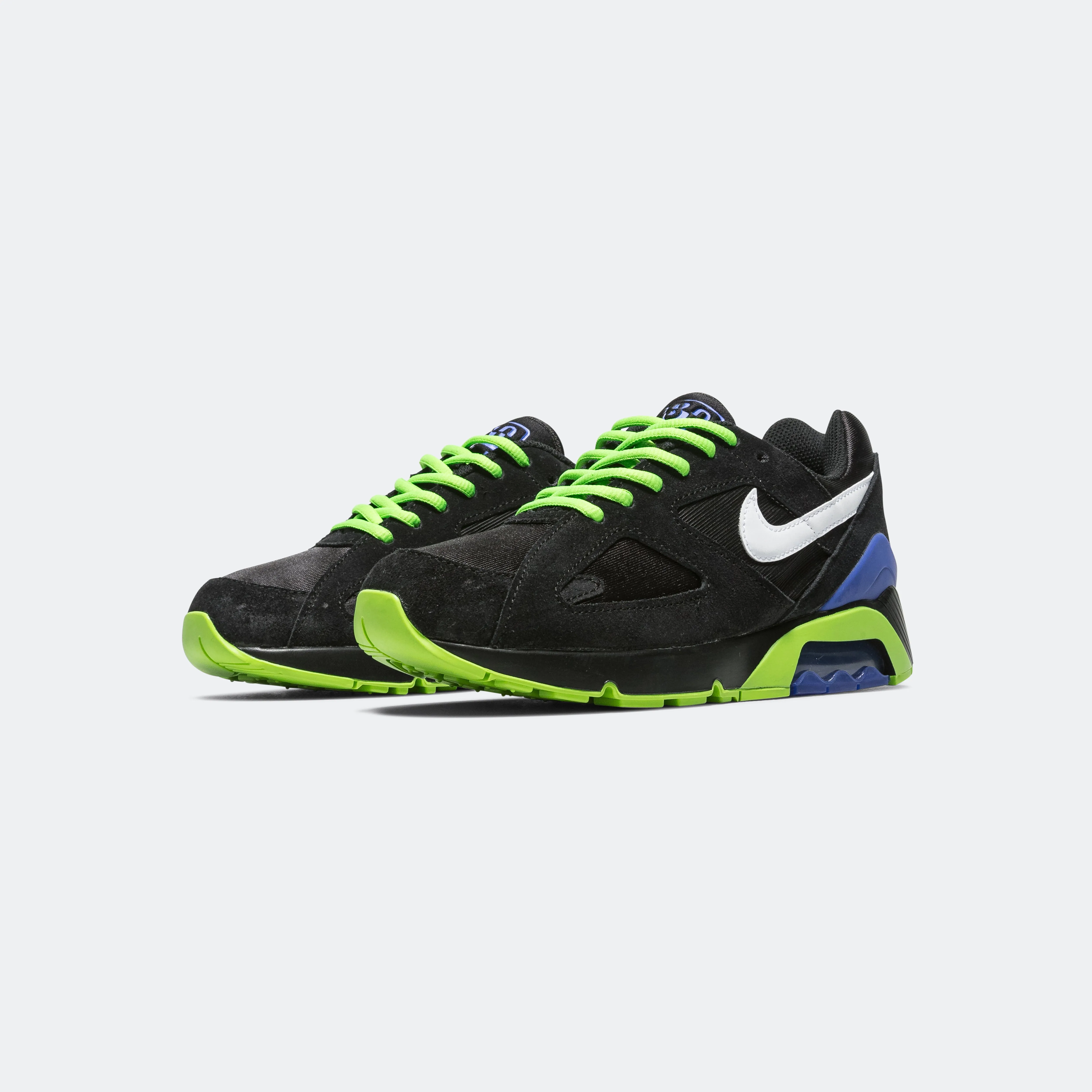 Air 180 - Black/White-Action Green-Persian Violet