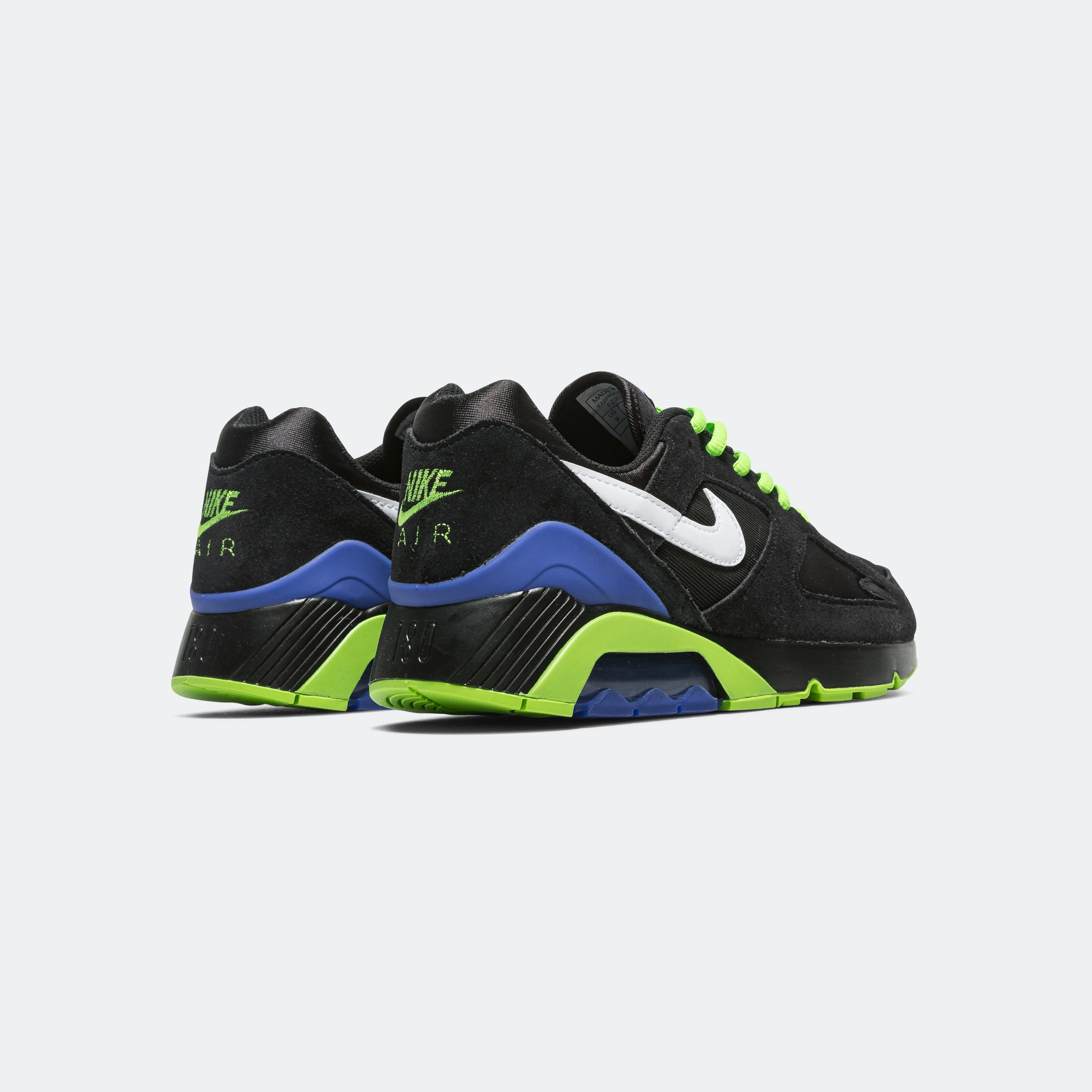 Air 180 - Black/White-Action Green-Persian Violet