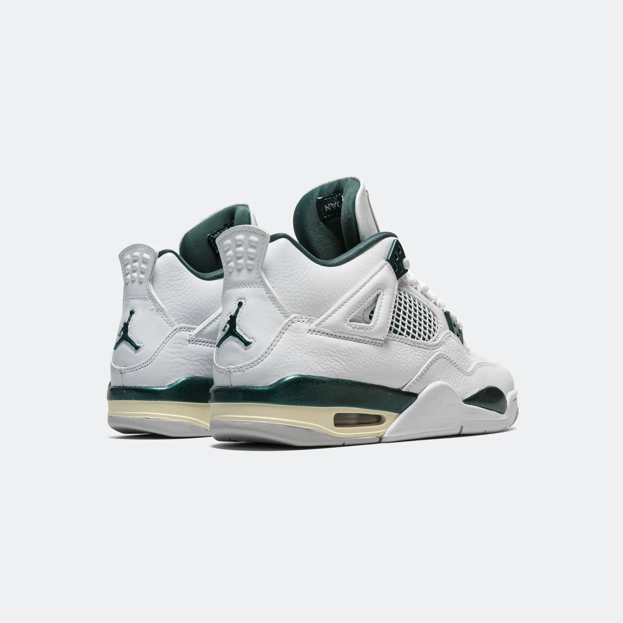 Air Jordan 4 Retro (GS) - White/Oxidized Green-White-Neutral Grey