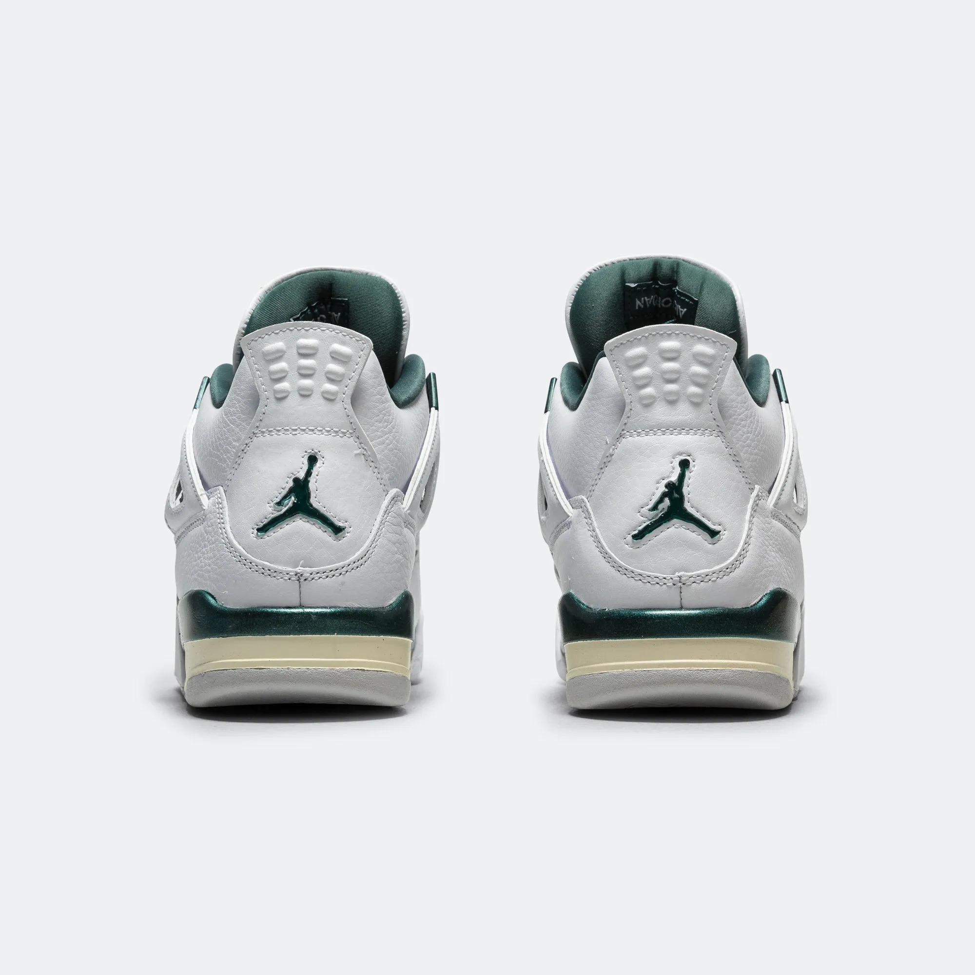 Air Jordan 4 Retro (GS) - White/Oxidized Green-White-Neutral Grey