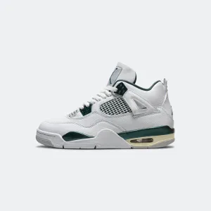 Air Jordan 4 Retro (GS) - White/Oxidized Green-White-Neutral Grey