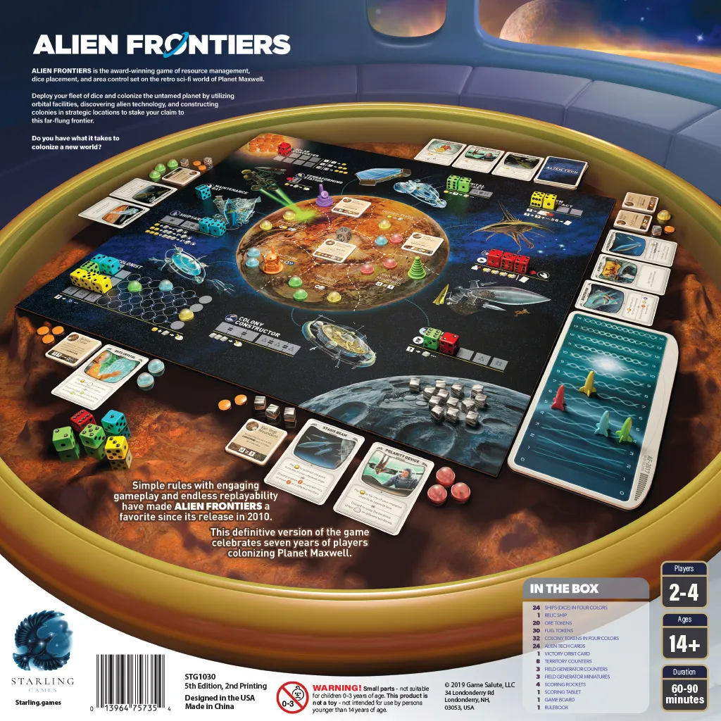 Alien Frontiers (Fifth Edition)