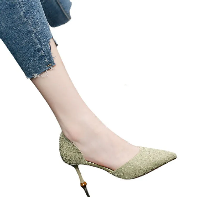 All-match Small  Pointed Single Shoes Summer