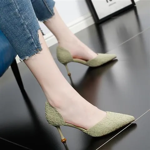 All-match Small  Pointed Single Shoes Summer