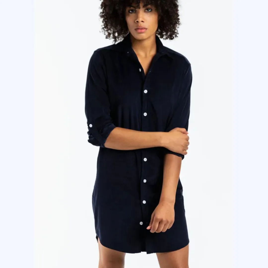 Baby Cord Short Shirt Dress