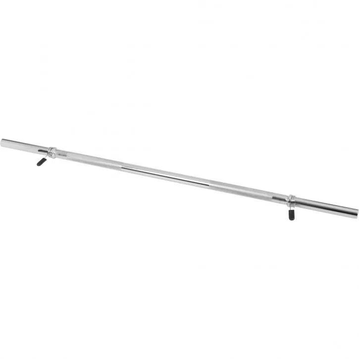 Barbell Bar 120cm - Springlock Collars - Chrome