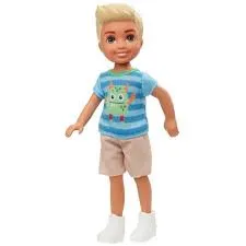 Barbie Club Chelsea Boy Doll with Monster T-shirt