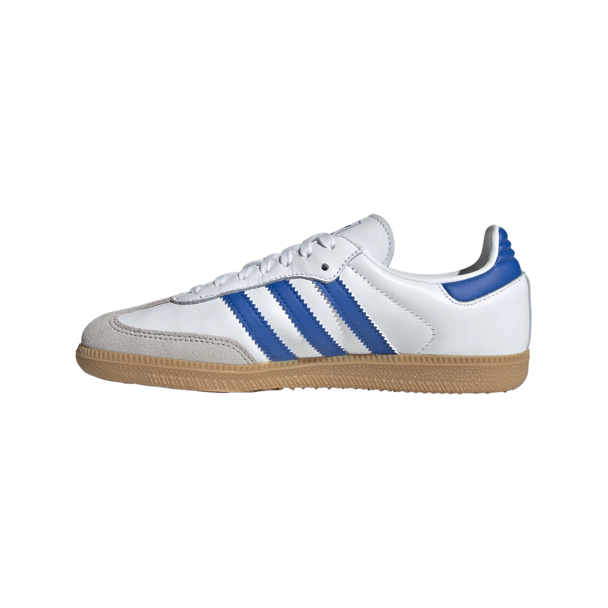 Big Kids' Adidas Samba OG J "White Blue"