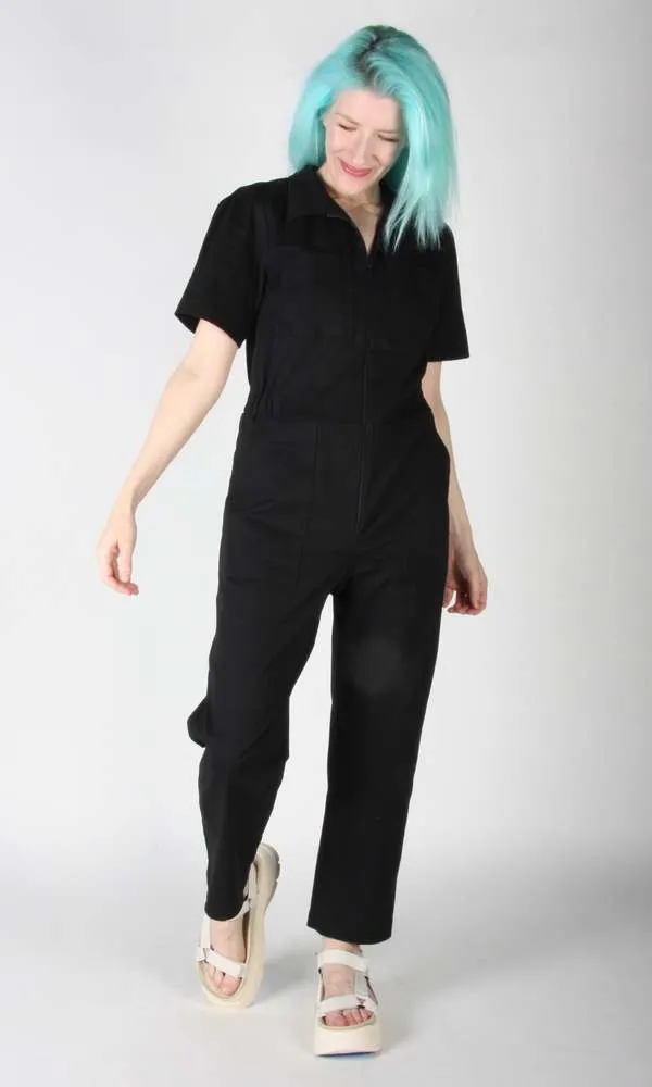 Birds of North America Nonpareil Jumpsuit - Black (Online Exclusive)