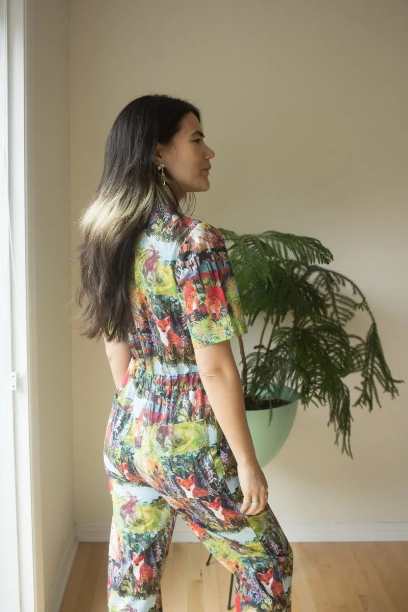 Birds of North America Twillick Jumpsuit - Hedgerow (In-Store)